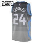 Maillot NBA Utah Jazz Walker Kessler Nike 2025-26 City Edition Gris Swingman - Enfant